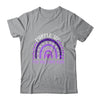 Purple Up For Military Kids Rainbow Military Child Month Shirt & Hoodie | teecentury