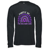 Purple Up For Military Kids Rainbow Military Child Month Shirt & Hoodie | teecentury