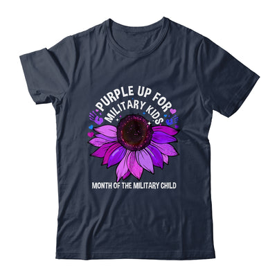 Purple Up For Military Kids Sunflower For Military Childs Shirt & Hoodie | teecentury