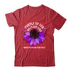 Purple Up For Military Kids Sunflower For Military Childs Shirt & Hoodie | teecentury