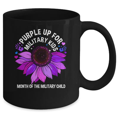 Purple Up For Military Kids Sunflower For Military Childs Mug | teecentury