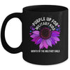 Purple Up For Military Kids Sunflower For Military Childs Mug | teecentury