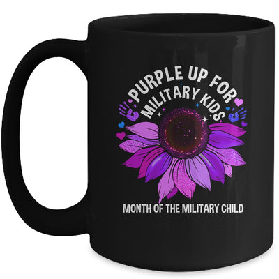 Purple Up For Military Kids Sunflower For Military Childs Mug | teecentury