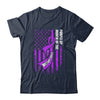 Purple Up Military Child Month American USA Flag Shirt & Hoodie | teecentury