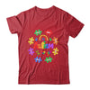 Puzzle Rainbow Autism Awareness Special Education Teacher Shirt & Hoodie | teecentury