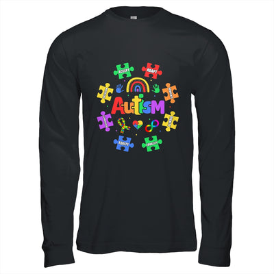 Puzzle Rainbow Autism Awareness Special Education Teacher Shirt & Hoodie | teecentury