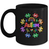 Puzzle Rainbow Autism Awareness Special Education Teacher Mug | teecentury