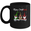 Quarantine Christmas Gnomes Wear Mask Buffalo Plaid Leopard Mug Coffee Mug | Teecentury.com