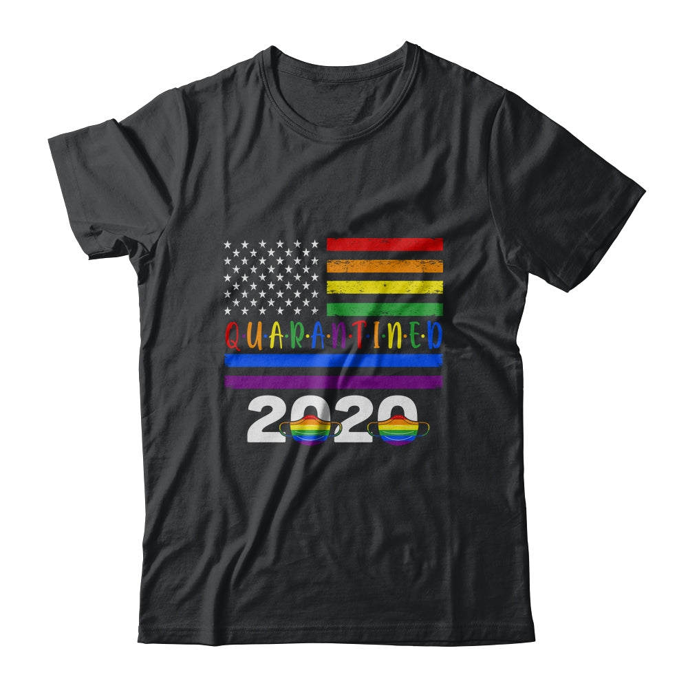 Quarantined Social Distancing LGBT T-Shirt & Hoodie | Teecentury.com