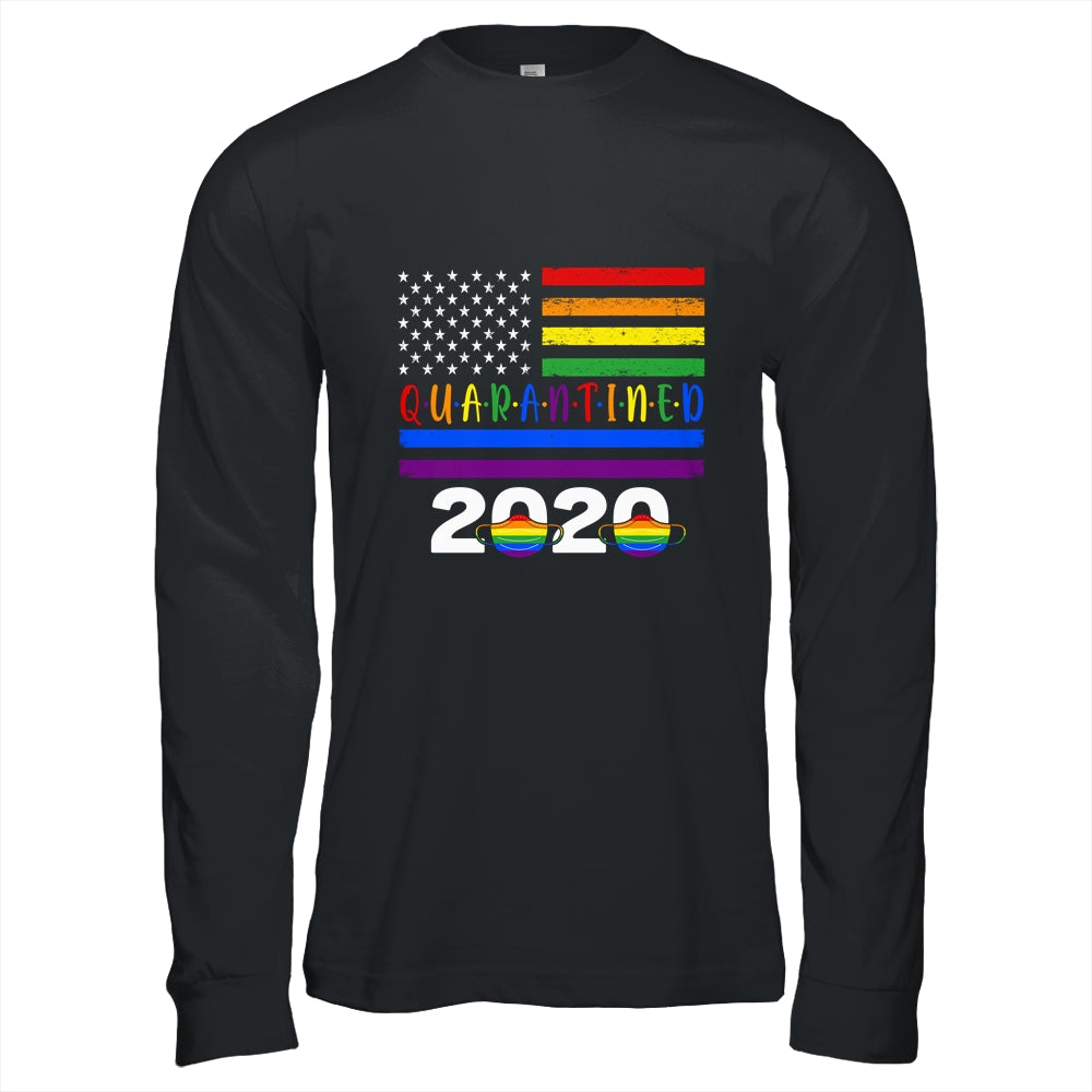 Quarantined Social Distancing LGBT T-Shirt & Hoodie | Teecentury.com