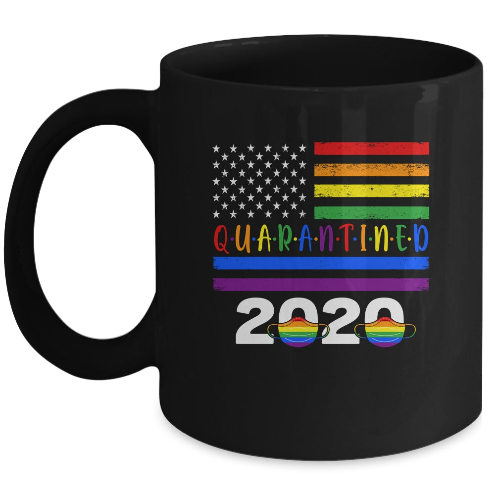 Quarantined Social Distancing LGBT Mug Coffee Mug | Teecentury.com