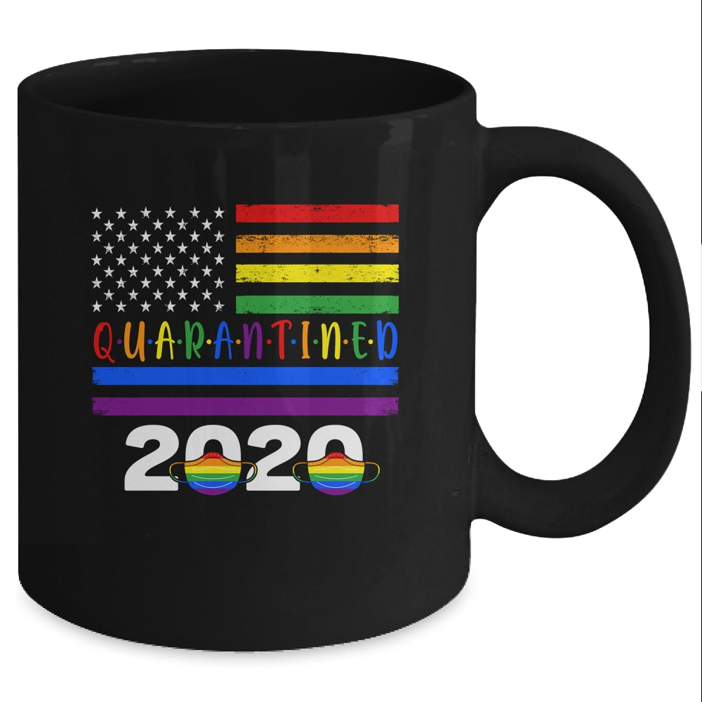 Quarantined Social Distancing LGBT Mug Coffee Mug | Teecentury.com