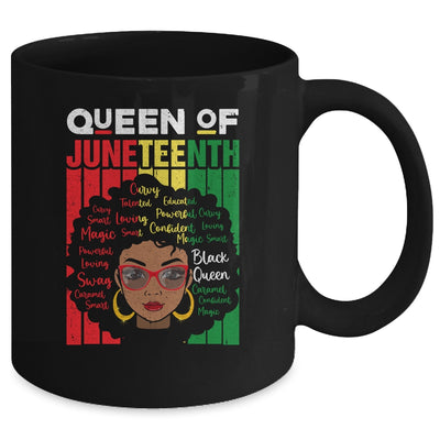 Queen Of Juneteenth Black Girl Magic Melanin Women Girls Mug Coffee Mug | Teecentury.com