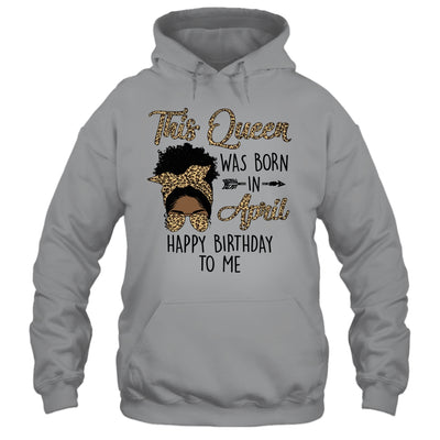 Queen Was Born In April Black Girl Birthday Mothers Day Shirt & Tank Top | teecentury