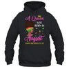 Queen Was Born In August Birthday Girl Black Women African T-Shirt & Tank Top | Teecentury.com