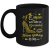 Queen Was Born In December Sunflower Women Birthday Gifts Mug Coffee Mug | Teecentury.com