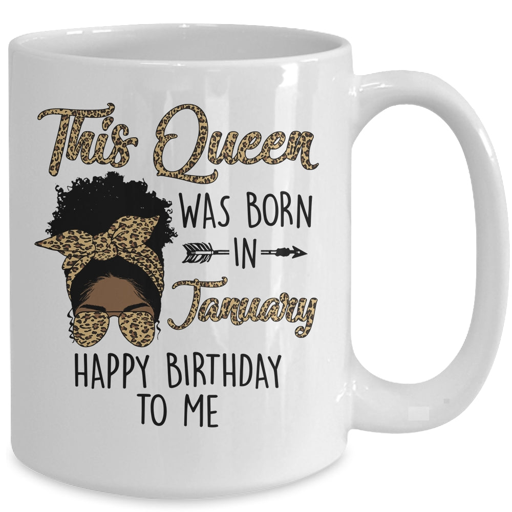 Queen Was Born In January Black Girl Birthday Mothers Day Mug | teecentury