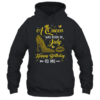 Queen Was Born In July Sunflower Women Birthday Gifts T-Shirt & Tank Top | Teecentury.com