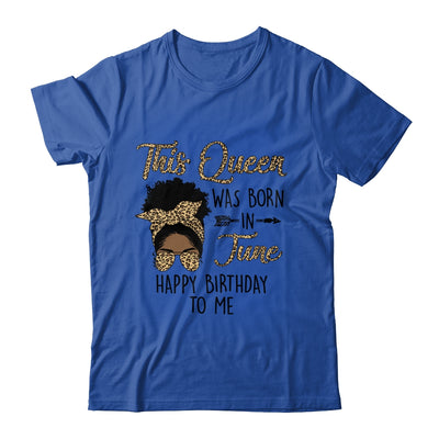 Queen Was Born In June Black Girl Birthday Mothers Day Shirt & Tank Top | teecentury