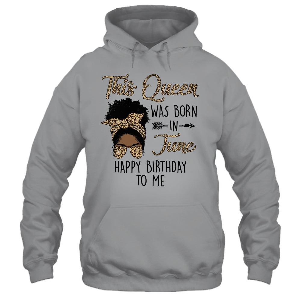 Queen Was Born In June Black Girl Birthday Mothers Day Shirt & Tank Top | teecentury