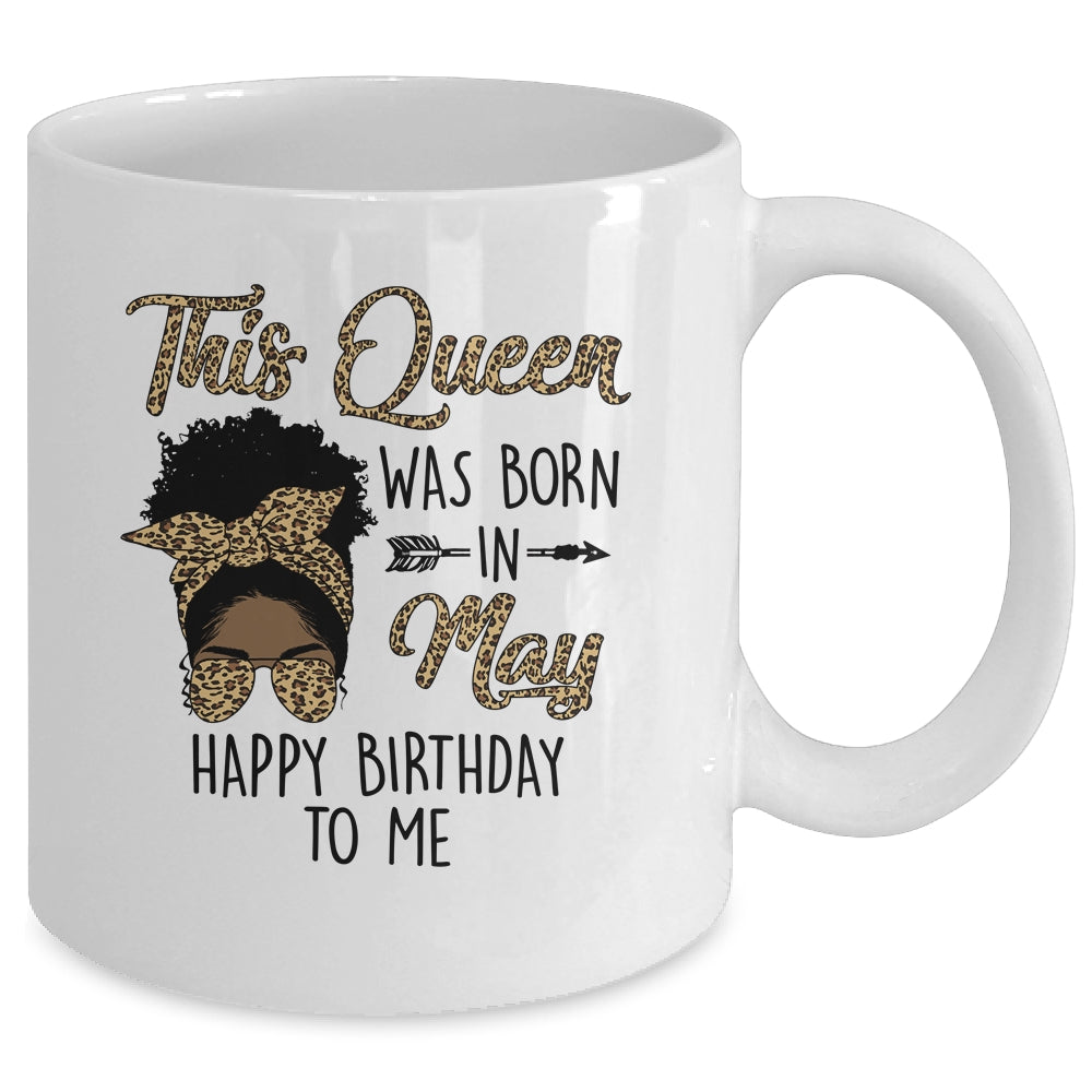 Queen Was Born In May Black Girl Birthday Mothers Day Mug | teecentury