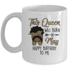Queen Was Born In May Black Girl Birthday Mothers Day Mug | teecentury