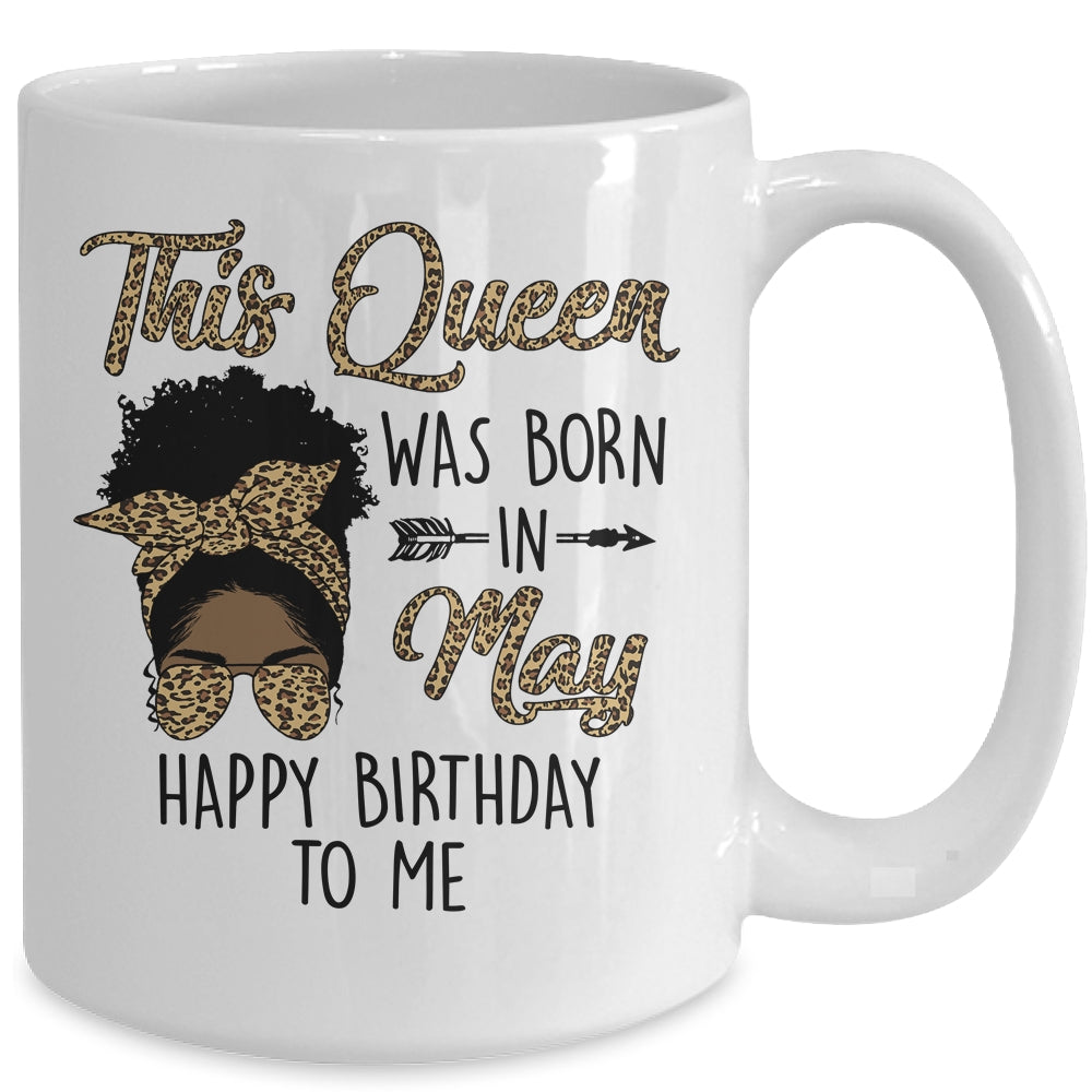 Queen Was Born In May Black Girl Birthday Mothers Day Mug | teecentury