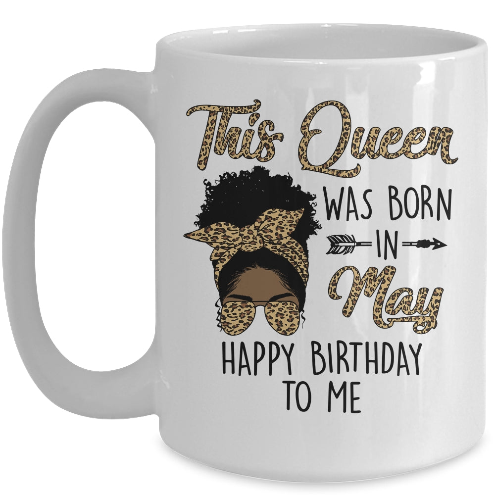 Queen Was Born In May Black Girl Birthday Mothers Day Mug | teecentury