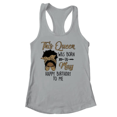 Queen Was Born In May Black Girl Birthday Mothers Day Shirt & Tank Top | teecentury