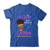 Queen Was Born In October Birthday Girl Black Women African T-Shirt & Tank Top | Teecentury.com