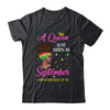 Queen Was Born In September Birthday Girl Black Women African T-Shirt & Tank Top | Teecentury.com