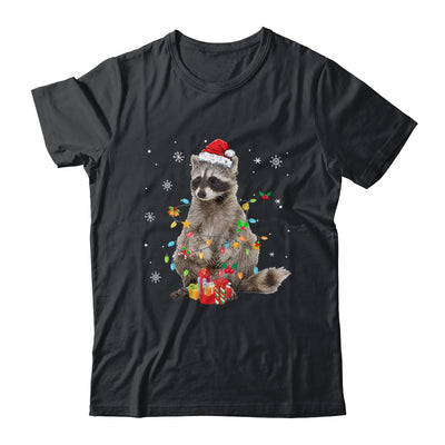 Raccoon Christmas Tree Lights Racoon Lover Xmas Shirt & Sweatshirt | teecentury