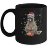 Raccoon Christmas Tree Lights Racoon Lover Xmas Mug | teecentury