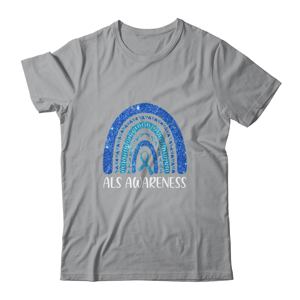 Rainbow Amyotrophic Lateral Sclerosis Als Awareness T-Shirt & Tank Top | Teecentury.com