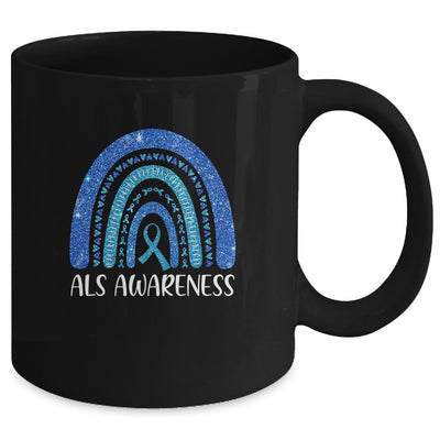 Rainbow Amyotrophic Lateral Sclerosis Als Awareness Mug Coffee Mug | Teecentury.com