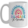 Rainbow Daycare Provider Happy First Day of School Mug | teecentury