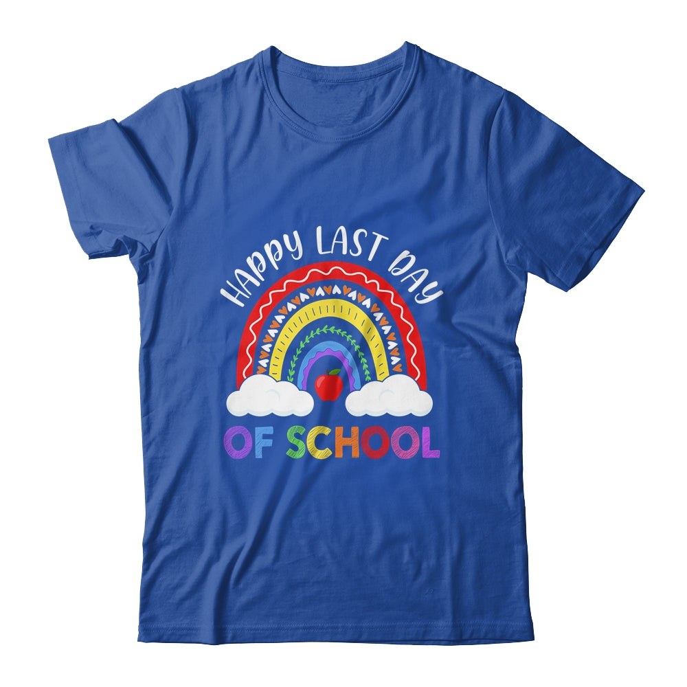 Rainbow Happy Last Day Of School Teacher Boys Girls Kids T-Shirt & Hoodie | Teecentury.com