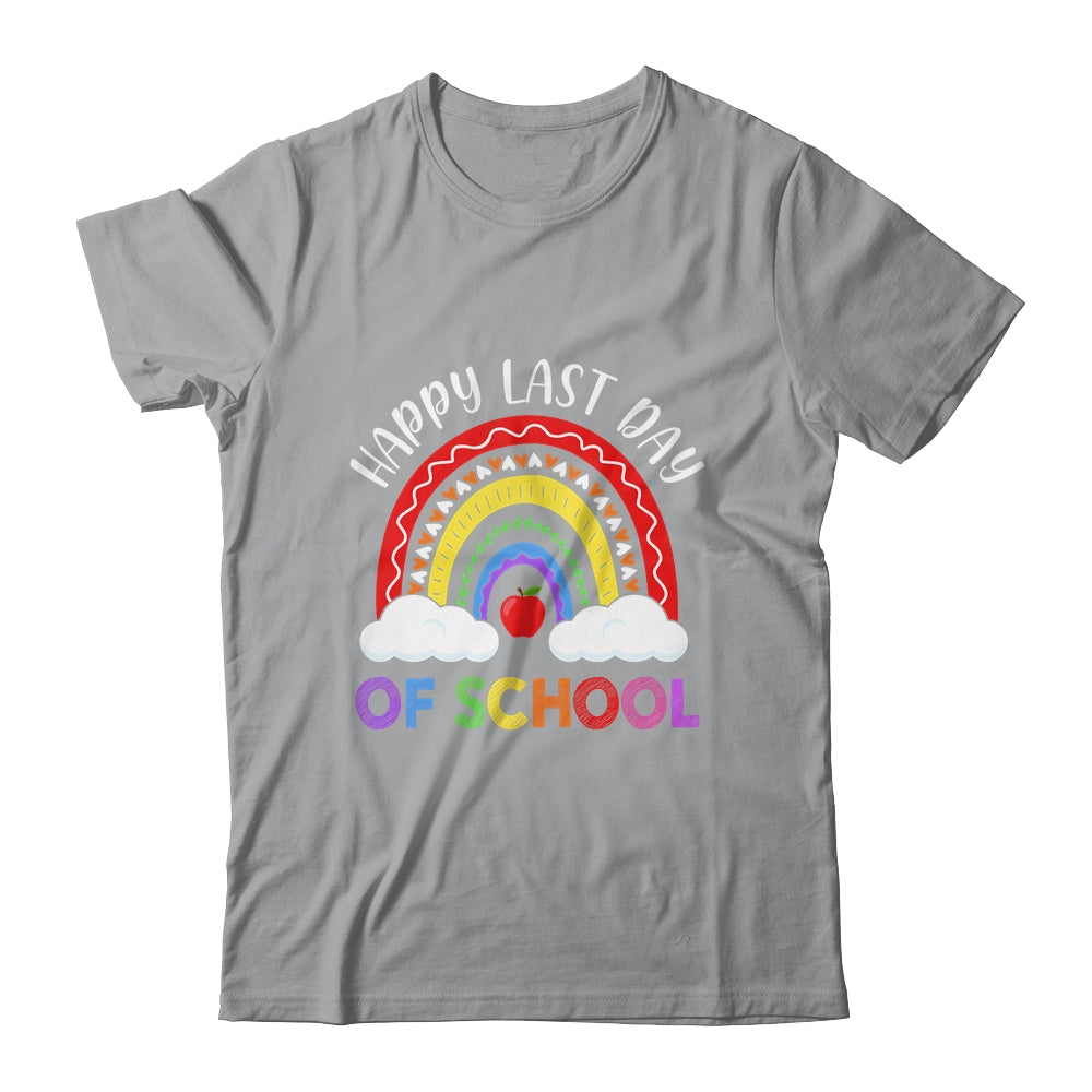 Rainbow Happy Last Day Of School Teacher Boys Girls Kids T-Shirt & Hoodie | Teecentury.com