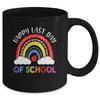 Rainbow Happy Last Day Of School Teacher Boys Girls Kids Mug Coffee Mug | Teecentury.com