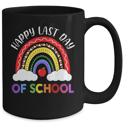 Rainbow Happy Last Day Of School Teacher Boys Girls Kids Mug Coffee Mug | Teecentury.com