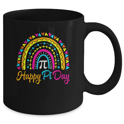 Rainbow Happy Pi Day Math Teacher Boys Girls Pi Day Mug | teecentury