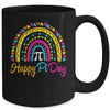 Rainbow Happy Pi Day Math Teacher Boys Girls Pi Day Mug | teecentury