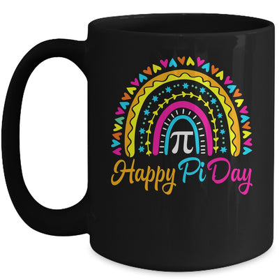 Rainbow Happy Pi Day Math Teacher Boys Girls Pi Day Mug | teecentury