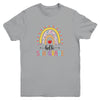 Rainbow Hello Fifth 5th Grade Kids First Day Of School Youth Youth Shirt | Teecentury.com
