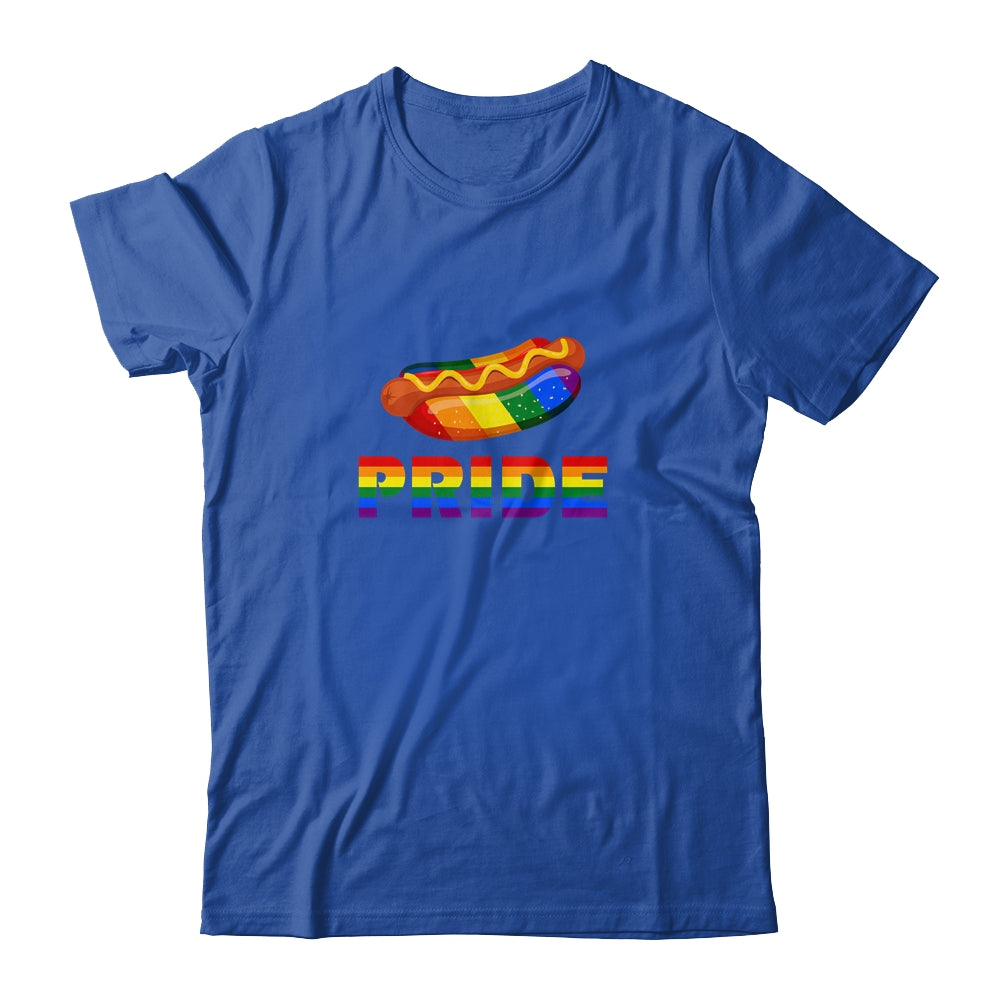 Rainbow Hotdog Fastfood LGBT Pride Gay Lesbian Colorful Love T-Shirt & Tank Top | Teecentury.com