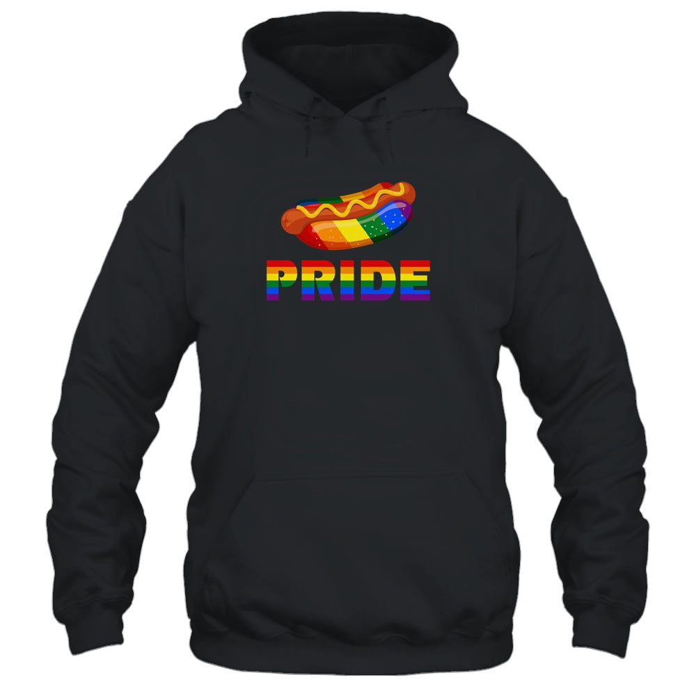 Rainbow Hotdog Fastfood LGBT Pride Gay Lesbian Colorful Love T-Shirt & Tank Top | Teecentury.com