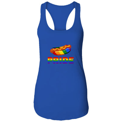 Rainbow Hotdog Fastfood LGBT Pride Gay Lesbian Colorful Love T-Shirt & Tank Top | Teecentury.com