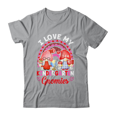 Rainbow I Love My Kindergarten Gnomies Funny Valentines Day T-Shirt & Hoodie | Teecentury.com