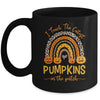 Rainbow I Teach The Cutest Pumpkins In The Patch Fall Season Mug Coffee Mug | Teecentury.com