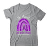 Rainbow In April We Wear Purple Epilepsy Awareness Month T-Shirt & Hoodie | Teecentury.com